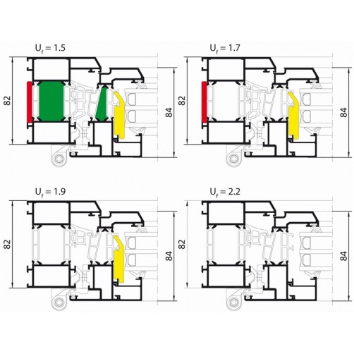 Doors PRONORM ALU 90